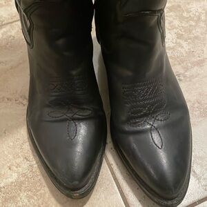 Black Steve Madden Hayward Black Cowboy Boots